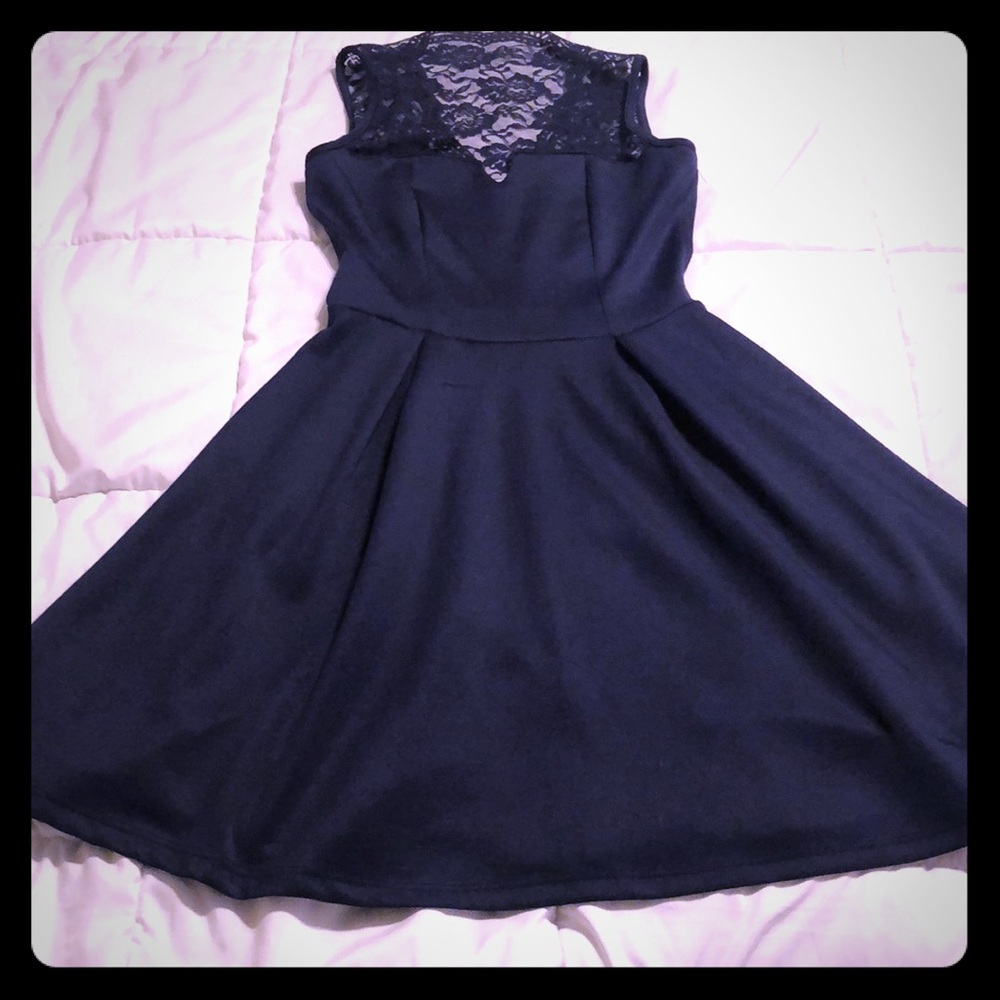 Navy blue dress